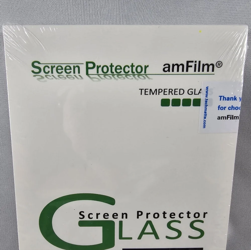 AM Film Samsung Note 8 Glass Phone Screen Protector Kit 3D Curve TechMatte